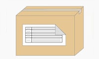 段ボール箱に貼ったラベルは、貼り替えられたり、剥がれてしまうのが心配