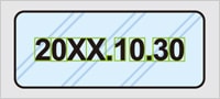 印字の背景に柄がある場合のPCi500の取込画像イメージ