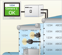 Example of inspection with two cameras (image)