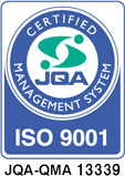 ISO9001マネジメントシステム登録証