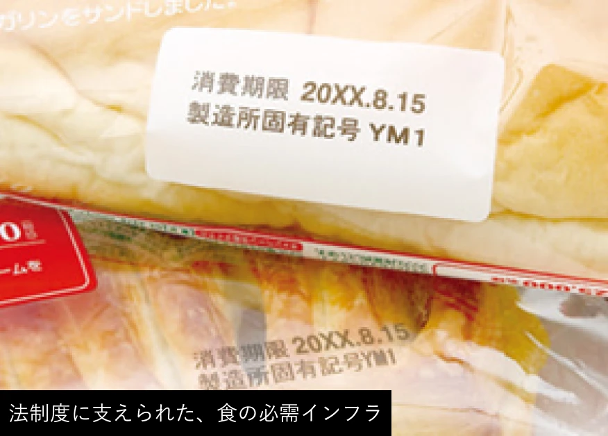法制度に支えられた、食の必需インフラ