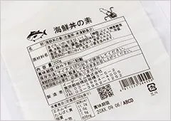 THP600シリーズによるフィルム袋への大面積印字