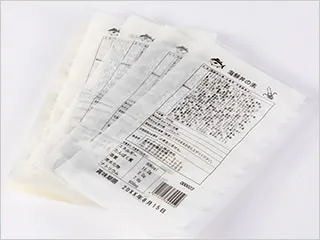 THP600シリーズの袋印字サンプル写真