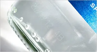 CO2レーザーマーカーLinx CSL ガラスに対する通常印字サンプル