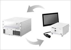 UVレーザーマーカーVL1　印字検査機連動