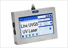 UVレーザーマーカーLinx UVG5 カラータッチパネルユーザーインタフェースLinx Vision