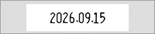 ホットプリンタによる印字