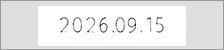 レーザーマーカーによる印字